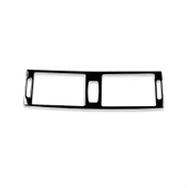 BMW X5 E70 2008-2013 ve X6 E71 2009-2014 Orta Hava Çıkışı Dekoratif Siyah Sticker - 2
