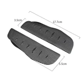Araba Dikiz Aynası Yağmur Kaş Kapağı PVC Karbon Fiber Desenli DM-119 Model - 2