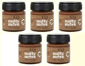 Nutty More %33 Fındık Parçacıklı Kakaolu Fındık Ezmesi 200 gr x 5 Adet - 1