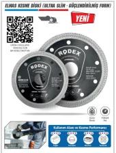 Rodex Slim Elmas Beton Tuğla Granit Kesme Kesici Diski 115 mm - 7