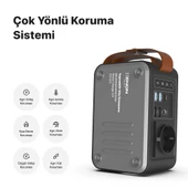 Xenon Smart Taşınabilir Kablosuz Hızlı Şarj Cihazı Type-C Ac USB 3.0 Güç Çıkışı LED Lamba 24000 Mah Güç Istasyonu X6801 - 7