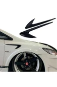 Lazer Store Hyundai Santa Fe Uyumlu Çamurluk Venti Sağ Sol Parlak Siyah Muhser - 5