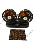 Extra Marketing Araç Içi 360 Derece Dönebilen Mükemmel Soğutucu Vantilatör 12v Kademeli Güç Özelliği - 2