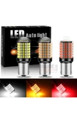 Extra Marketing P21w 144 Ledli Ultra Parlak Geri Vites Park Ampül Tek Duy BEYAZ RENK (2 ADET) - 3