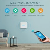 NEO NAS-SC03W Kablosuz WiFi EU Akıllı Işık Kontrol Anahtarı 3 Kanallı - 5