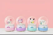 Kuromi Işıklı Kar Küresi 7 Cm - 1