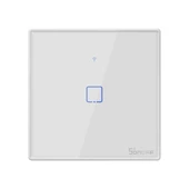 Sonoff T2 Dokunmatik 86mm Temperli Cam Panel Duvar Anahtarı Akıllı Ev Işığı Dokunmatik Anahtar EU Fiş - 1