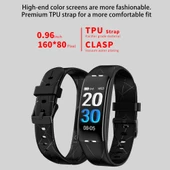 Z21 Plus Akıllı Bileklik 0 96 inç TFT Renkli Ekran Siyah IP68 Su Geçirmez Nabız ve Uyku Takip - 4