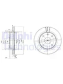 ON FREN DISKI HAVALI 4 BIJON 256MM LACETTI 05 - 1