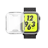 Apple Watch Series 5 ve 4 40mm Tam Kapsamlı Kaplama TPU Kılıf Gri - 1