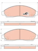ON FREN DISK BALATASI ISUZU D-MAX 4X2 4X4 0410 - 1