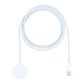 Apple Watch Manyetik Kablosuz Hızlı Şarj Kablosu Type-C USB-C Beyaz 1 Metre - 3