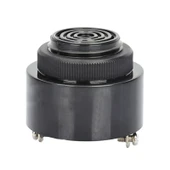 95dB 3-24V Siyah Alarm Sireni Horn Buzzer - 1