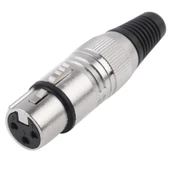 3 Pin XLR Dişi Mikrofon Konnektör Adaptörü - 1