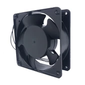 2123HSL 12038 DP200A 220V Fırçasız Soğutma Fanı Siyah - 2