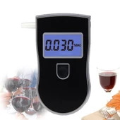 3 Haneli LCD Ekranlı Nefes Alkol Test Cihazı Model AT818 Siyah - 11