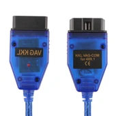 VW Audi Uyumlu KKL VAG COM USB Araba Tarayıcı Kablosu Mavi 125cm - 4