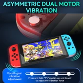 JOY 02 RGB Işıklı Bluetooth Oyun Kolu Yeşil Mavi Nintendo Switch Uyumlu - 11