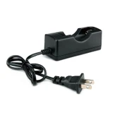 18650 Pil Şarj Cihazı 4.2V 650mA ABD Priz Siyah - 3