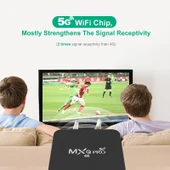 MXQ Pro 5G Full HD Medya Oynatıcı 1GB RAM 8GB Depolama RK30Board Dört Çekirdek Android 7.1 TV Kutusu Uzaktan Kumandalı UK Priz - 8