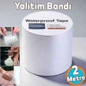 2 METRE Çatı İzolasyon Bandı Su Sızdırmazlık Geçirmezlik Yalıtım Çamur Tamir Çatlak Boru Bant 5 ADET thumbnail 6