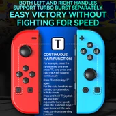 JOY 02 RGB Işıklı Bluetooth Oyun Kolu Yeşil Mavi Nintendo Switch Uyumlu - 6