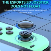 JOY 02 RGB Işıklı Bluetooth Oyun Kolu Yeşil Mavi Nintendo Switch Uyumlu - 8