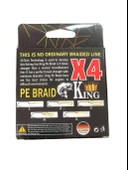 King X4 PE Braid 0,23mm 150mt 4 kat Yeşil İp Misina thumbnail 2