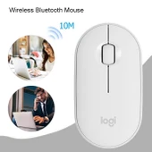 Logitech Pebble İnce Sessiz Kablosuz Bluetooth Optik Mouse Siyah 1000DPI 3 Tuş - 12