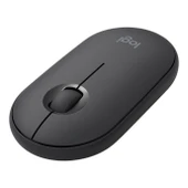 Logitech Pebble İnce Sessiz Kablosuz Bluetooth Optik Mouse Siyah 1000DPI 3 Tuş - 3