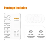 Samsung Galaxy Watch6 Classic Ultra 47mm Uyumlu 5li ENKAY 0.2mm 9H Temperli Cam Ekran Koruyucu - 8