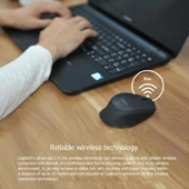 Logitech M280 Kablosuz Optik Mouse 2.4GHz 3 Tuş 1000DPI Siyah - 10