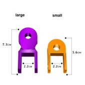 Motosiklet Amortisör Yükseltici 2 Çift Büyük Boy Sarı 5 cm Uzatma - 3
