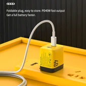 WK WP-U128 40W Çift USB-C Tipi Gallium Nitrit Şarj Cihazı ABD Prizi - 5