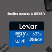 Lexar 633x 256GB Yüksek Hızlı Mobil Telefon Kamera Hafıza TF Kartı - 4