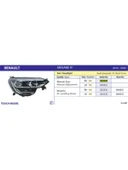 ON FAR SAG MEGANE IV TOUCH SIYAH CERCEVELI 1620 MANUEL - 1