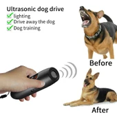 Tsattine N10 Ultrasonik Köpek Kovucu LED Güç Göstergeli ve El Fenerli - 8