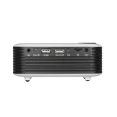 TRANSJEE A2000 Mini Ev Sineması HD Dijital Projektör 320x240 Çözünürlük 1000 ANSI Lümen Beyaz UK Priz - 4