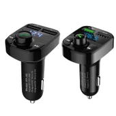 HY82 Hızlı Şarj Versiyonlu Çift USB Bluetooth Araç MP3 Alıcısı - 2