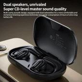 Lenovo TC3402 Beyaz Kablosuz Bluetooth 5.3 Kulaklık Çift Hoparlör 360 Surround Ses - 2