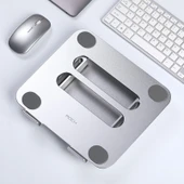 ROCK RPH0972 Alüminyum Alaşımlı Ayarlanabilir Laptop Soğutucu Standı Gri - 2