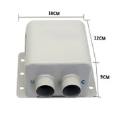 Araba Yüksek Güçlü Elektrikli Isıtıcı Çözücü 12V Klasik 2 Delik 600W - 3