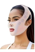 Ayarlanabilir V-Şekilli Yüz Kaldırma Bandı – Nefes Alabilen, Kokusuz, Yeniden Kullanılabilir, Gündüz & Gece Uygun Kontür Maskesi thumbnail 1