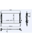 MOTOR SU RADYATORU TRANSIT 2.2-2.4TDCI KLIMASIZ 0614 - 1