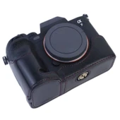 Sony Alpha A7 IV Siyah PU Deri Yarım Kasa 1 4 Inç Vida Tabanlı - 4