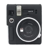 Fujifilm Instax Mini 40 Siyah Yumuşak Silikon Koruyucu Kılıf - 1