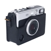 FUJIFILM instax mini Evo Tam Gövde Kamera Gerçek Deri Kılıf Siyah - 6
