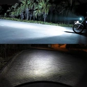 BA20D Model DC9-18V Motosiklet LED Far COB Lambalı 6000K 500LM - 8