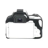 Canon EOS 200D ve EOS 200D Mark II Siyah Yumuşak Silikon Koruyucu Kılıf - 3
