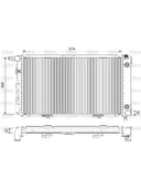 MOTOR SU RADYATORU (KLIMALI / OTOMATIK SANZIMAN) 190 W201 8593 - 1